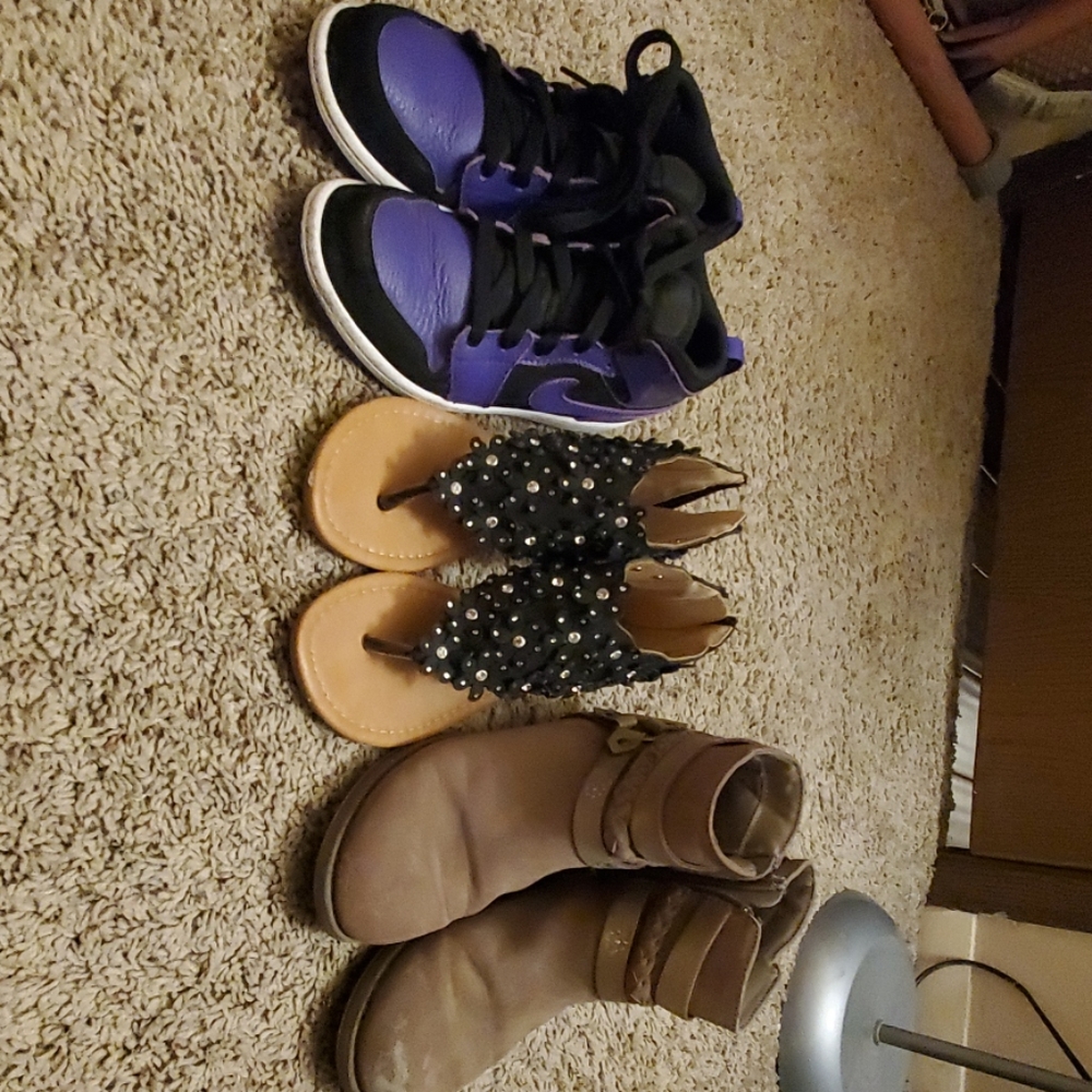 **Boots not for sale,Girls sandals and Nike
